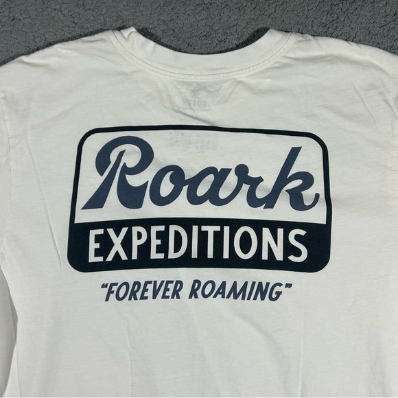 White Roark Expeditions Forever Roaming T Shirt Mens XL Short Sleeve #1277 - Picture 4 of 8